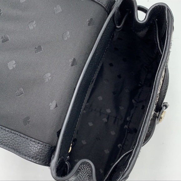 Kate Spade Leila Tweed Fabric Medium Backpack - Picture 11 of 16